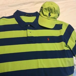 Polo shirt hat combo